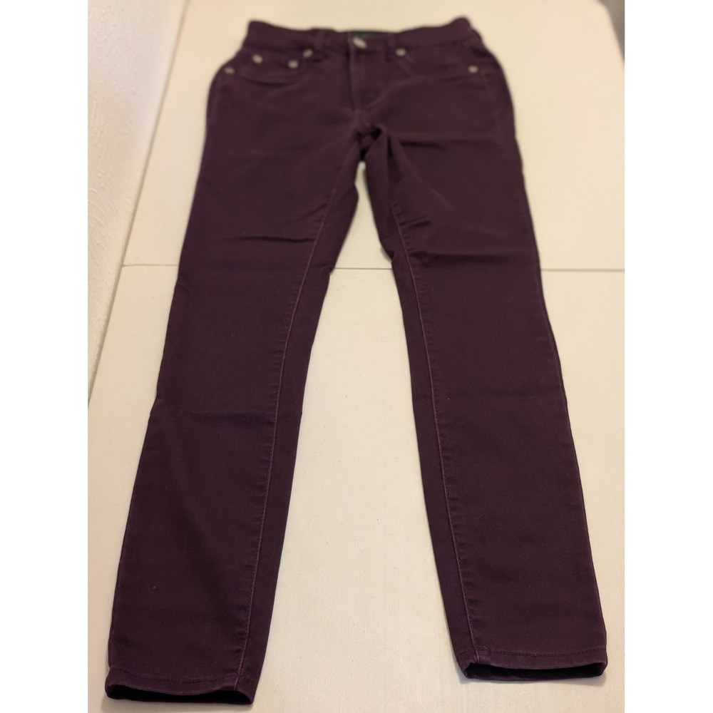 Aeropostale High Waisted Jegging Purple Skinny Long Plum